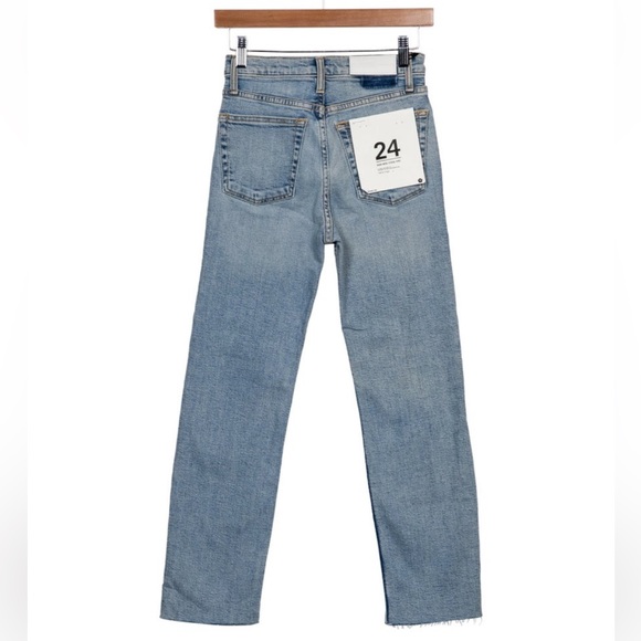 RE/DONE High-Rise Straight Leg Jeans | NWT | US 24 / XS - Picture 2 of 2